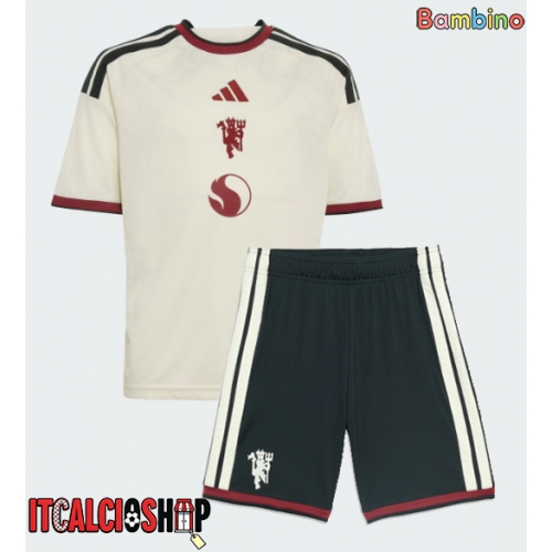 Manchester United Marcus Rashford #9 Terza Maglia Bambino 2026-27 Manica Corta (+ Pantaloni corti)